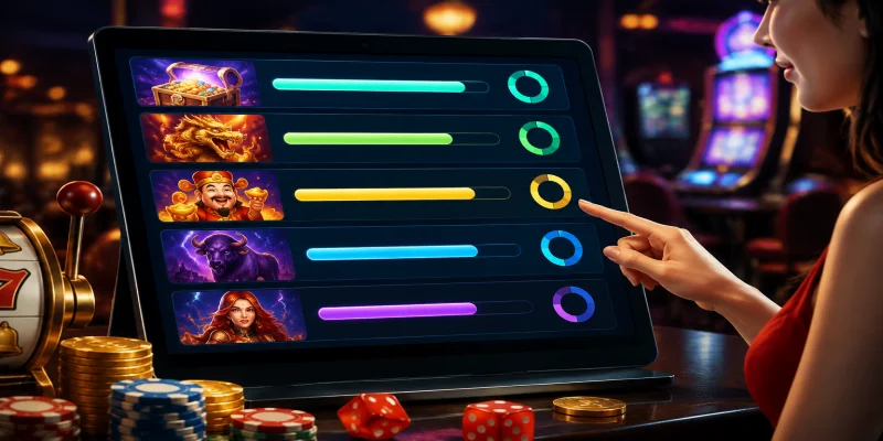 Bảng thống kê tỷ lệ hoàn trả RTP của các tựa game slot phổ biến hiện nay