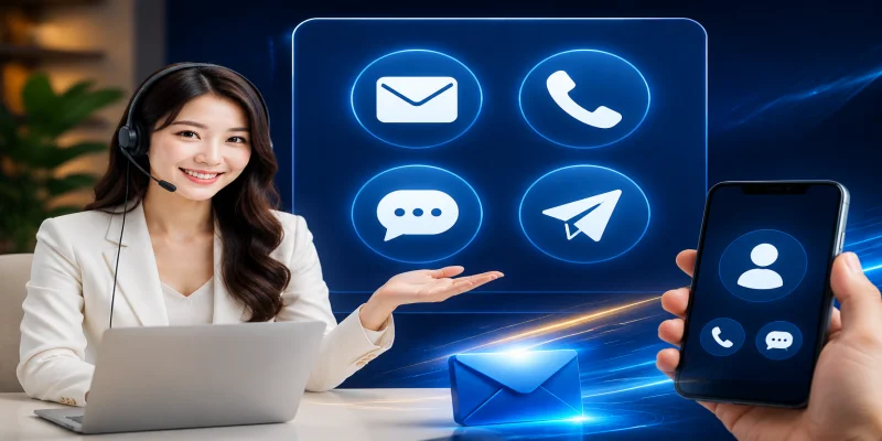 Giao diện trực quan hướng dẫn người chơi liên hệ S66 qua cổng hỗ trợ trực tuyến